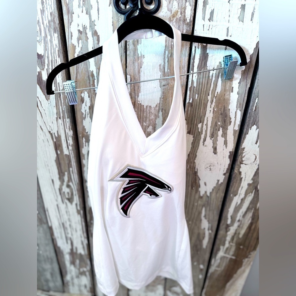 Falcons NFL Couture Halter Top NWT Size Large White